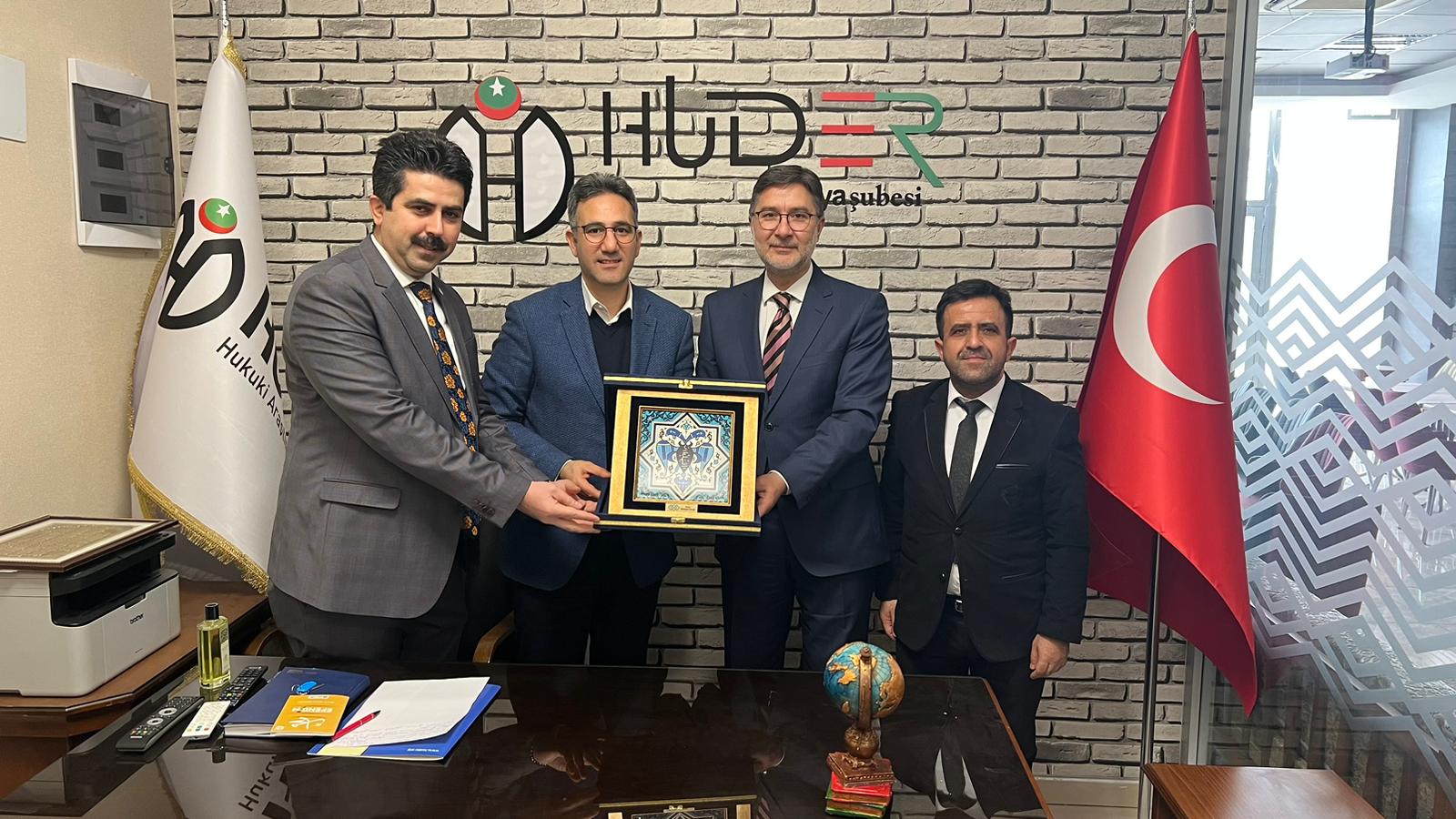 Başkan Laleli’den HUDER’e Ziyaret