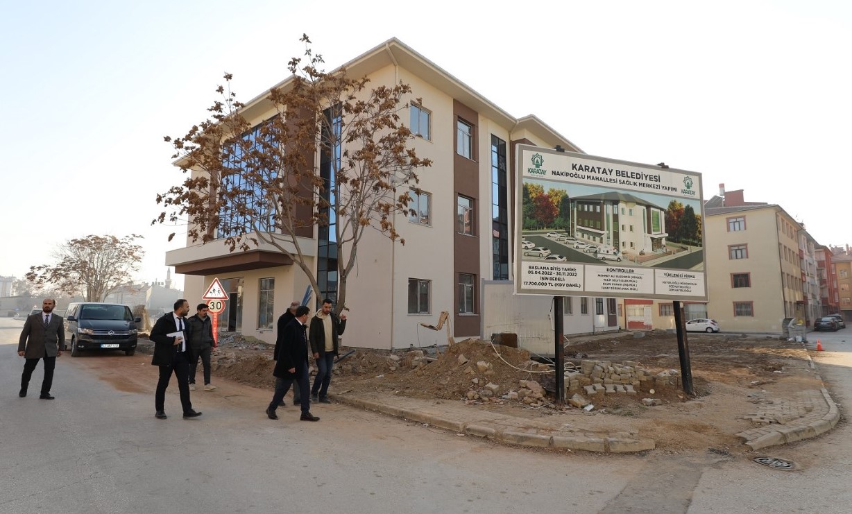 Karatay Yeni Sağlık Tesisleri ile Güçleniyor