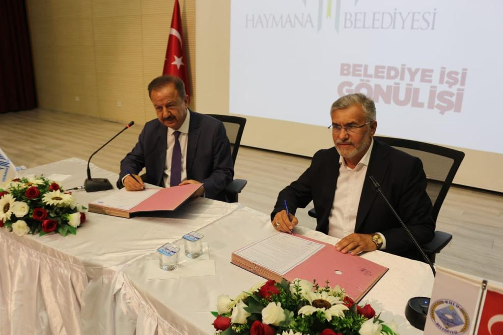 Kulu ve Haymana Kardeş Belediye Oldu