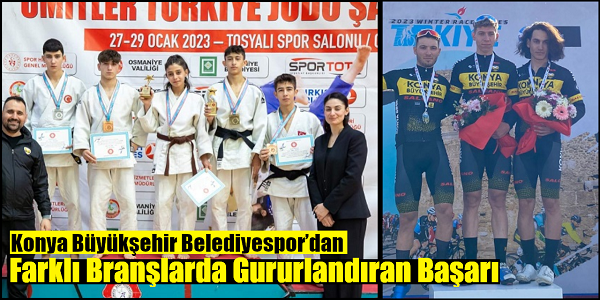 Konya Büyükşehir Belediyespor’dan Farklı Branşlarda Gururlandıran Başarı