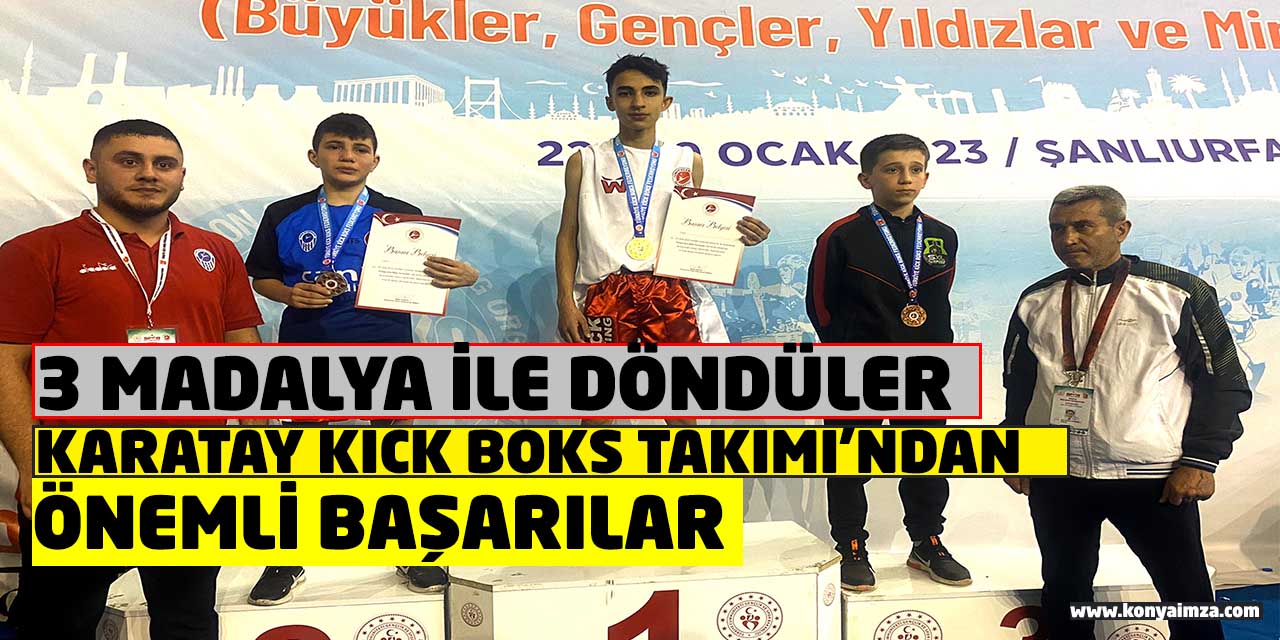 Karatay Kıck Boks Takımı’ndan Önemli Başarılar