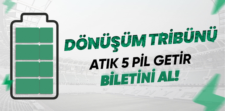 Dönüşüm Tribün Projesi Konyaspor - İstanbulspor Maçında da Devam Edecek