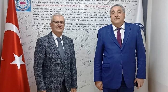 Başkan Akbuğa Konya ASKF’ yi Ziyaret Etti