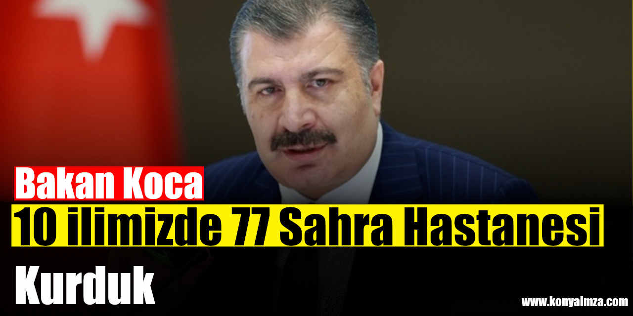 Depremden Etkilenen On ilde 77 Sahra Hastanesi Kuruldu