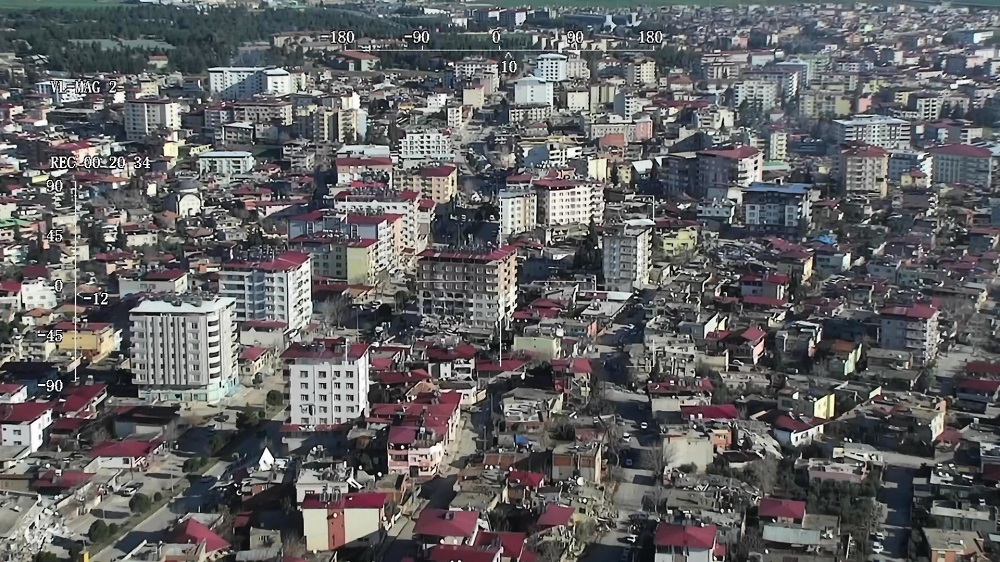 Bakanlık; Uydu, İnsansız Hava Araçları Ve Dronelerle Depremde Yıkılan Binalarda  Hasar Tespiti Yapıyor