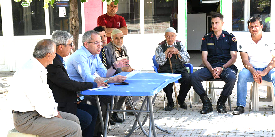 Kaymakam Pişkin vatandaşların sorunlarını dinledi