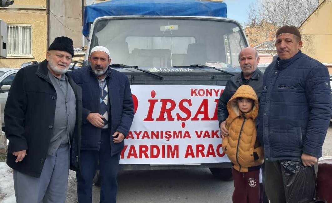 İrşad Vakfı Elbistan'a Yardım Ulaştırdı