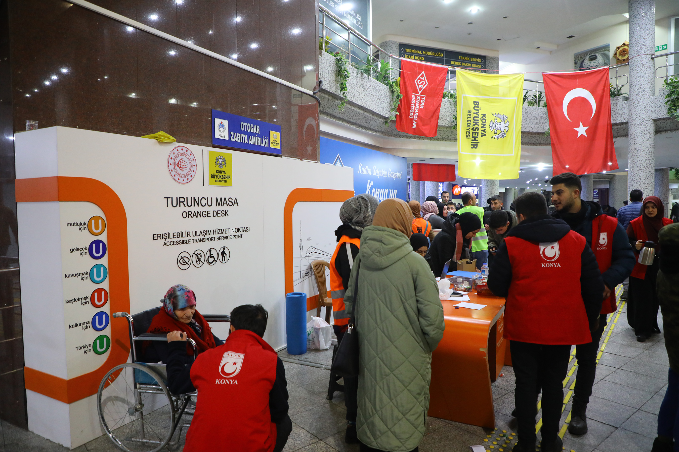 Büyükşehir Konya Otogarı’nda da Seferber Oldu