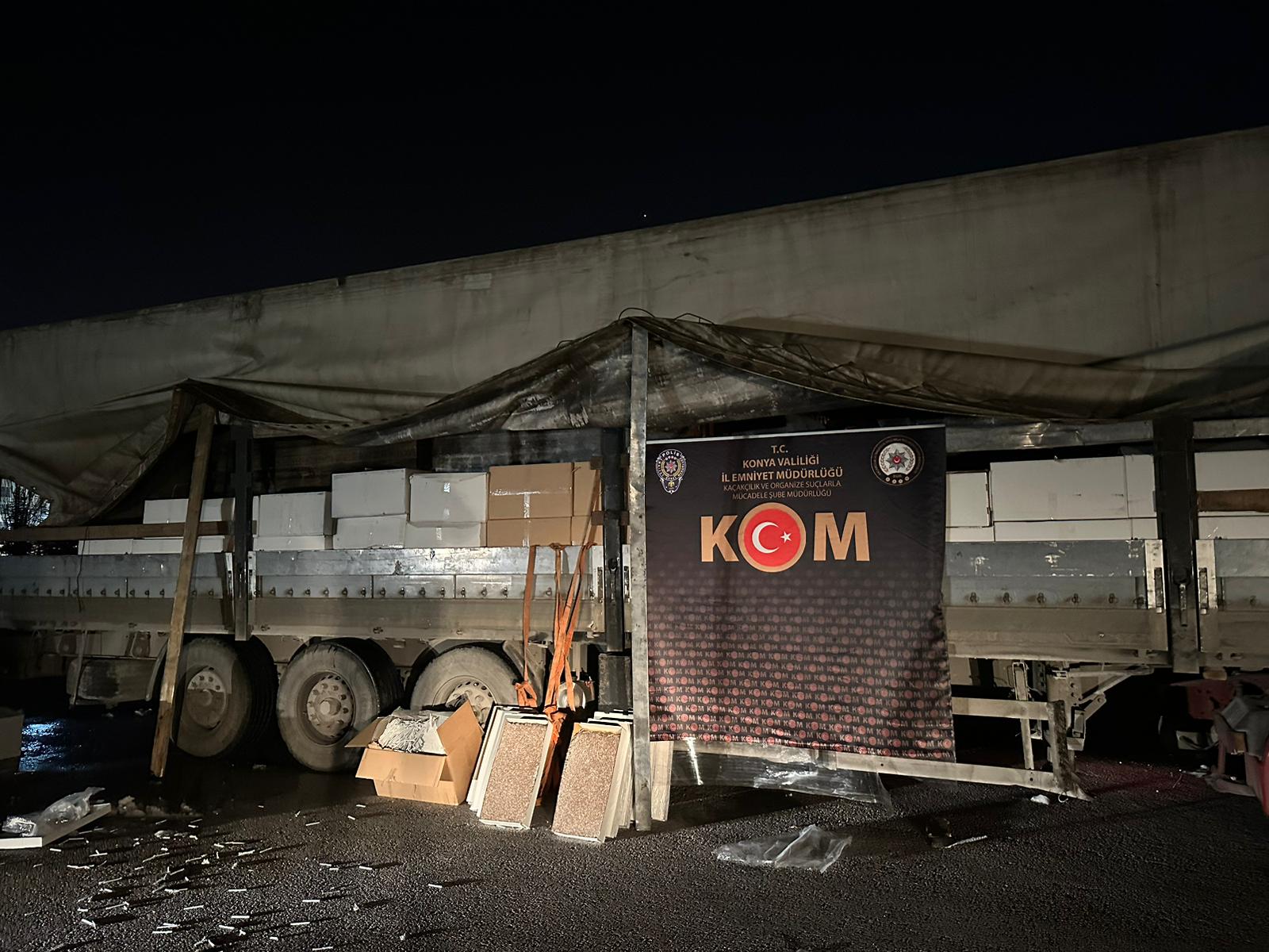 5. 3 Milyon Adet Kaçak Sigara Yakalandı