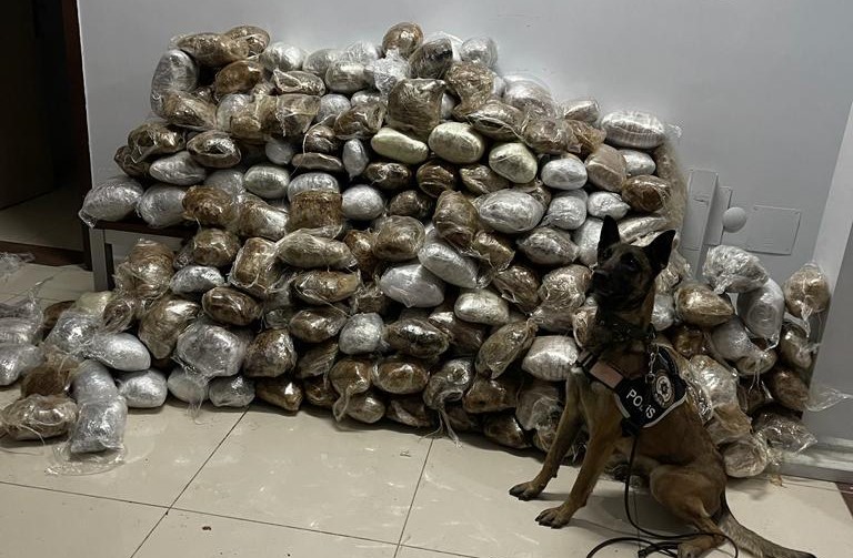 Ev Eşyası Taşıyan Kamyondan 190 Kg Uyuşturucu Madde Çıktı