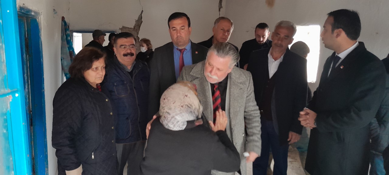 CHP’ den Belkaya’ ya Geçmiş Olsun Ziyareti