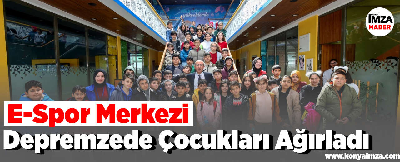 E-Spor Merkezi Depremzede Çocukları Ağırladı