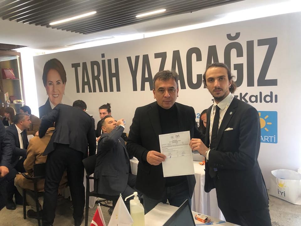 Mehmet Emin Altunel,İYİ Parti'den Aday Adaylığı Başvurusunu Yaptı