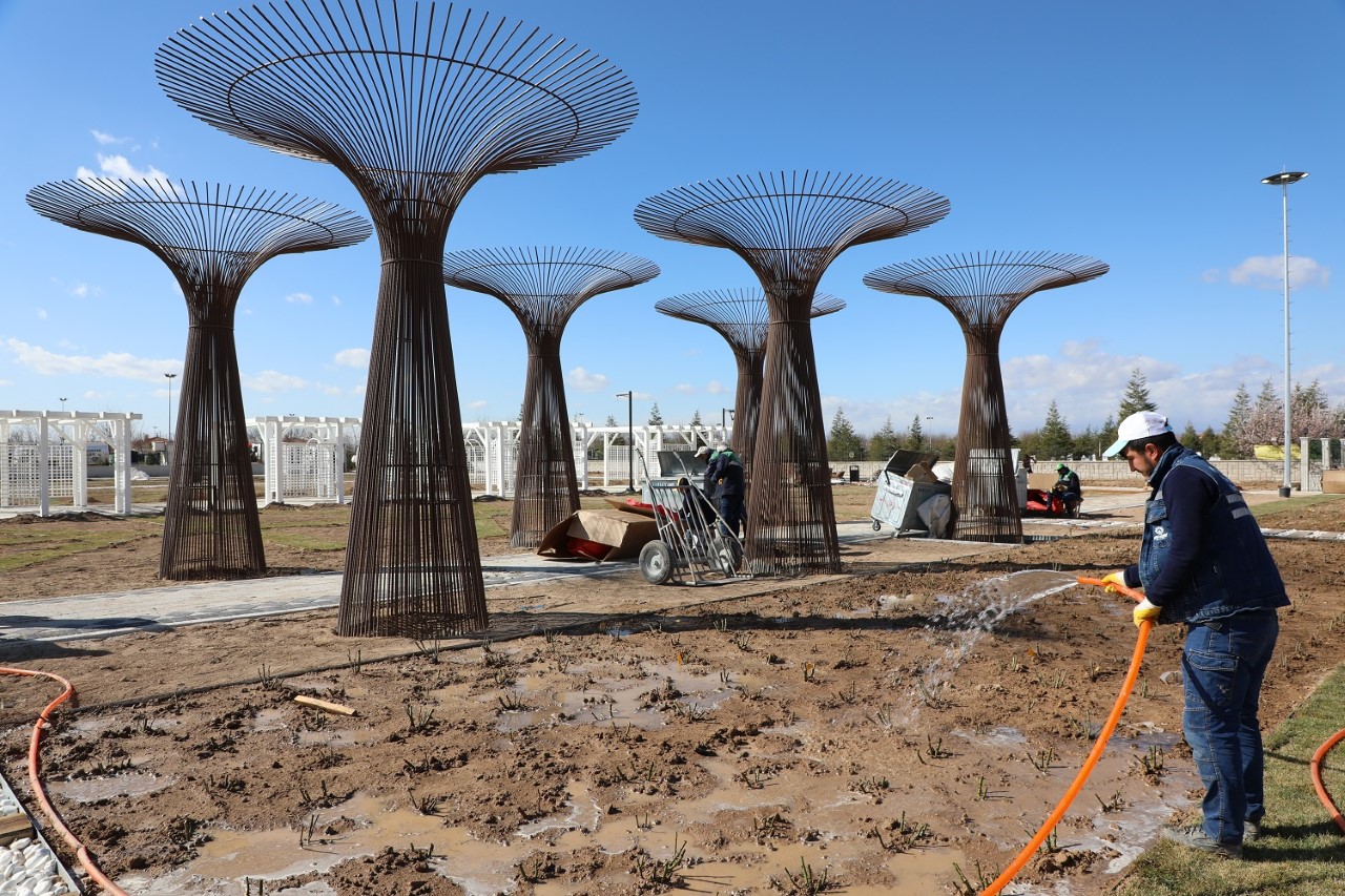 Gül Bahçesinin İlk Fidanlarını Başkan Kılca Ekti