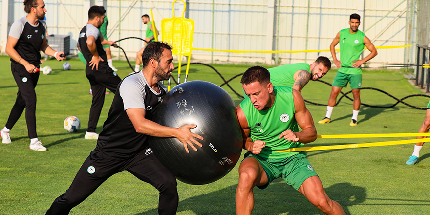 Konyaspor, Vaduz maçının hazırlıklarını sürdürdü
