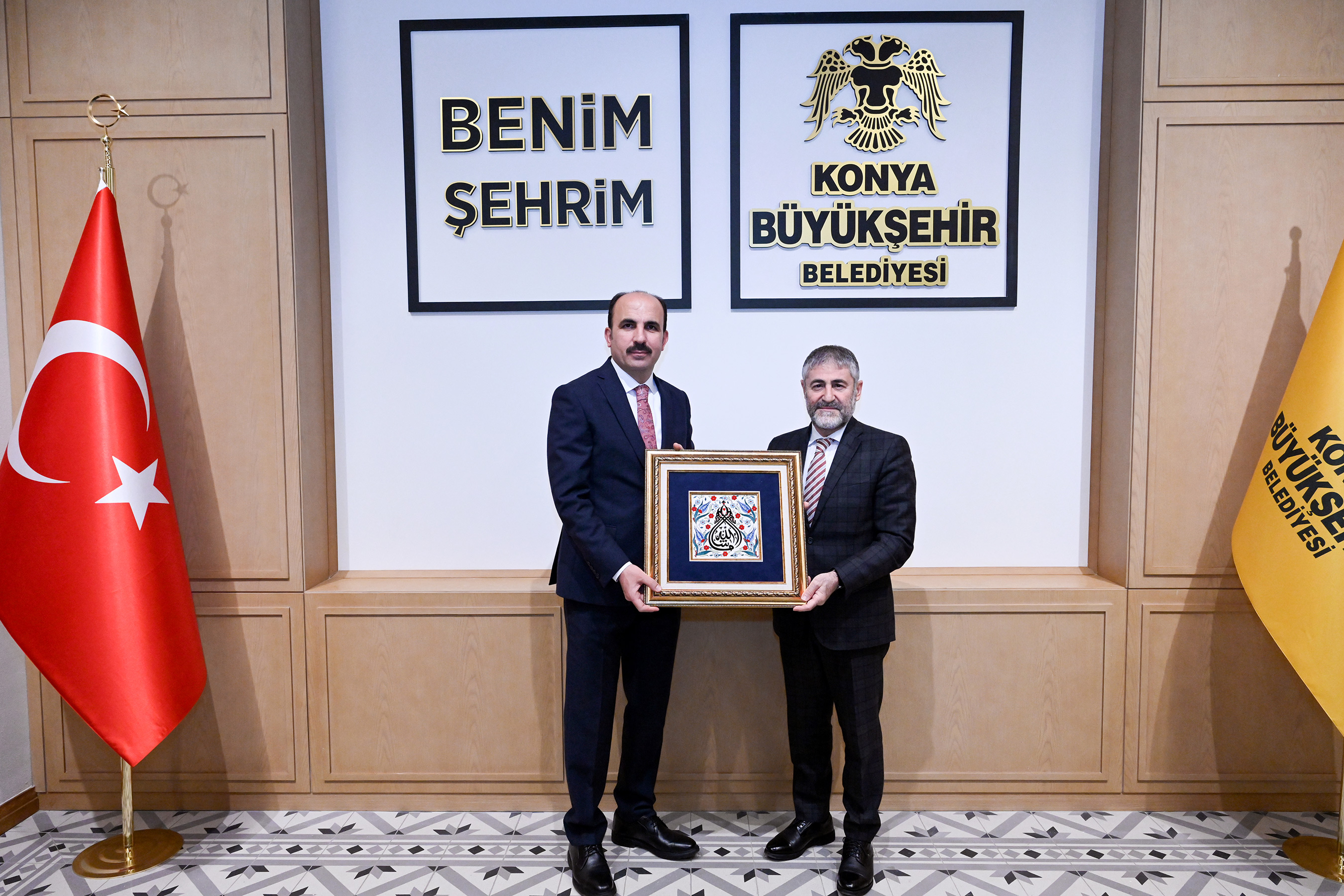 Hazine ve Maliye Bakanı Nebati Başkan Altay’ı Ziyaret Etti