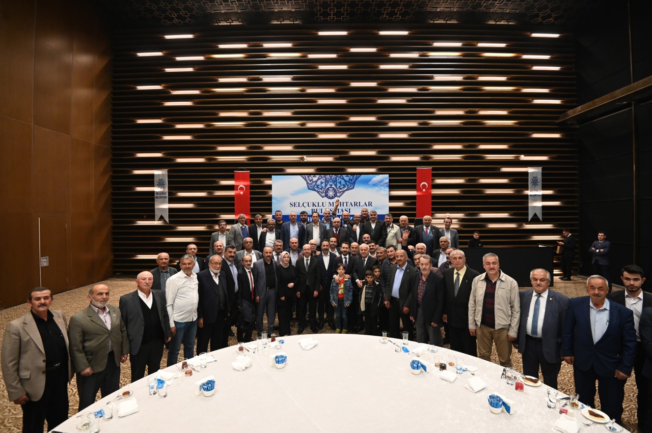 Selçuklu'da Muhtarlar İftar Programında Buluştu