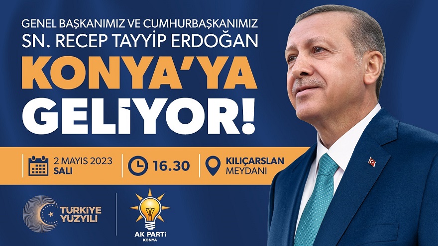 Cumhurbaşkanı Erdoğan Konya'da