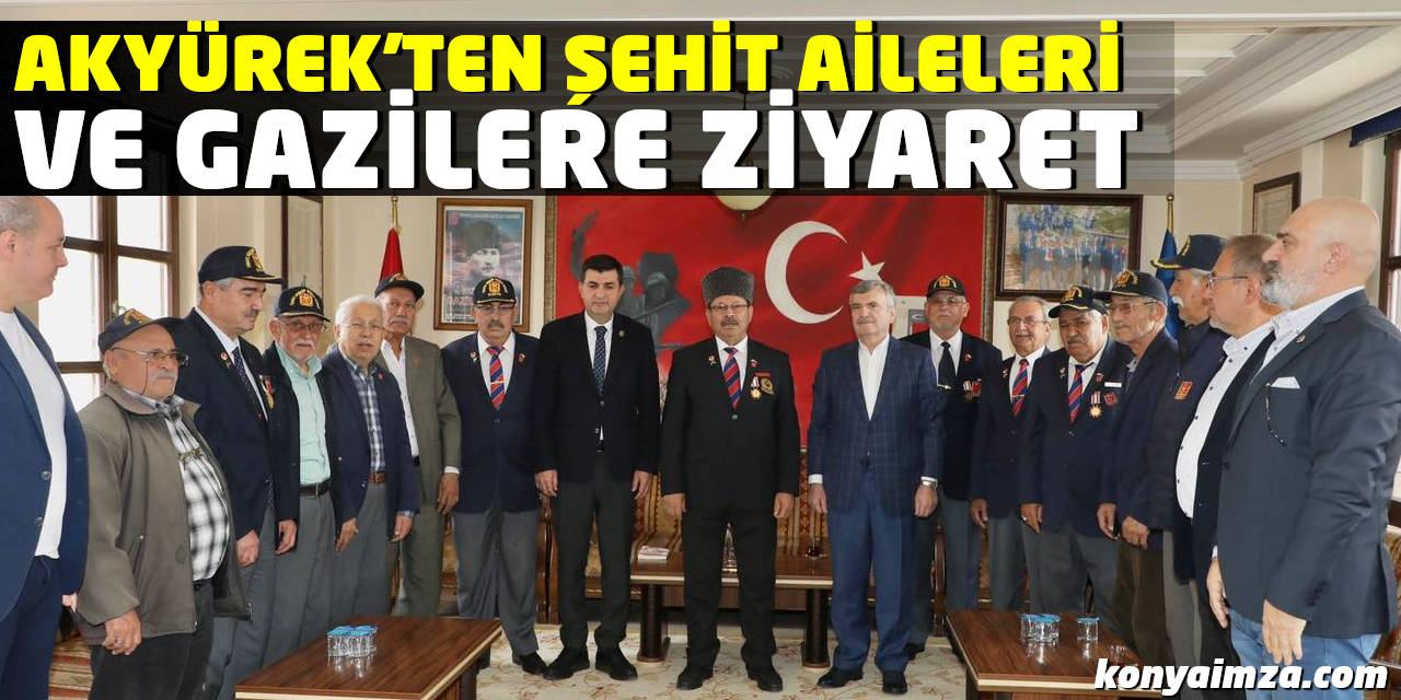 Akyürek Şehit Aileleri Ve Gazilerle Bir Araya Geldi
