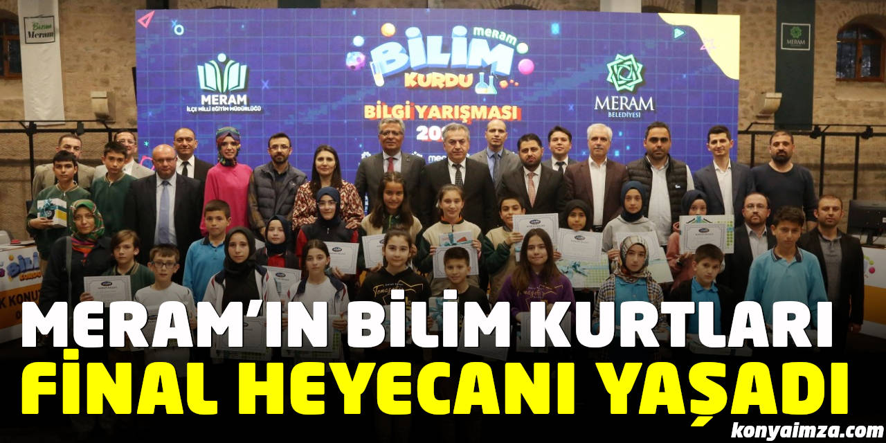 Meram'ın Bilim Kurtları Final Heyecanı Yaşadı