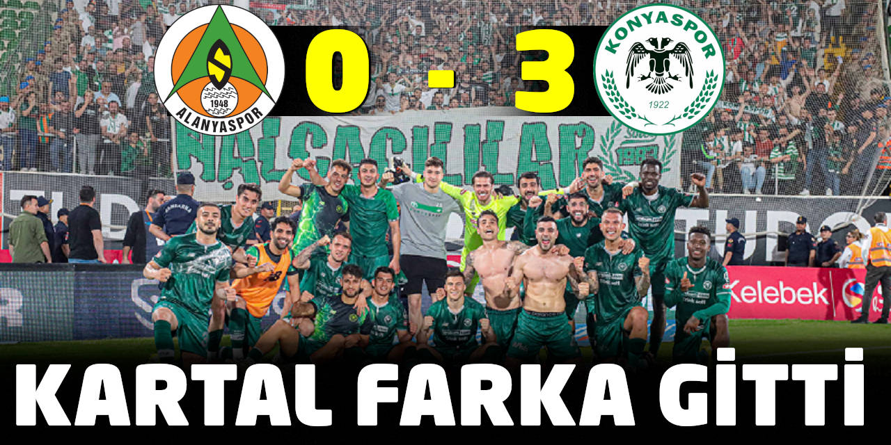 Konyaspor Alanyaspor'u Deplasmanda 3- 0 Mağlup Etti