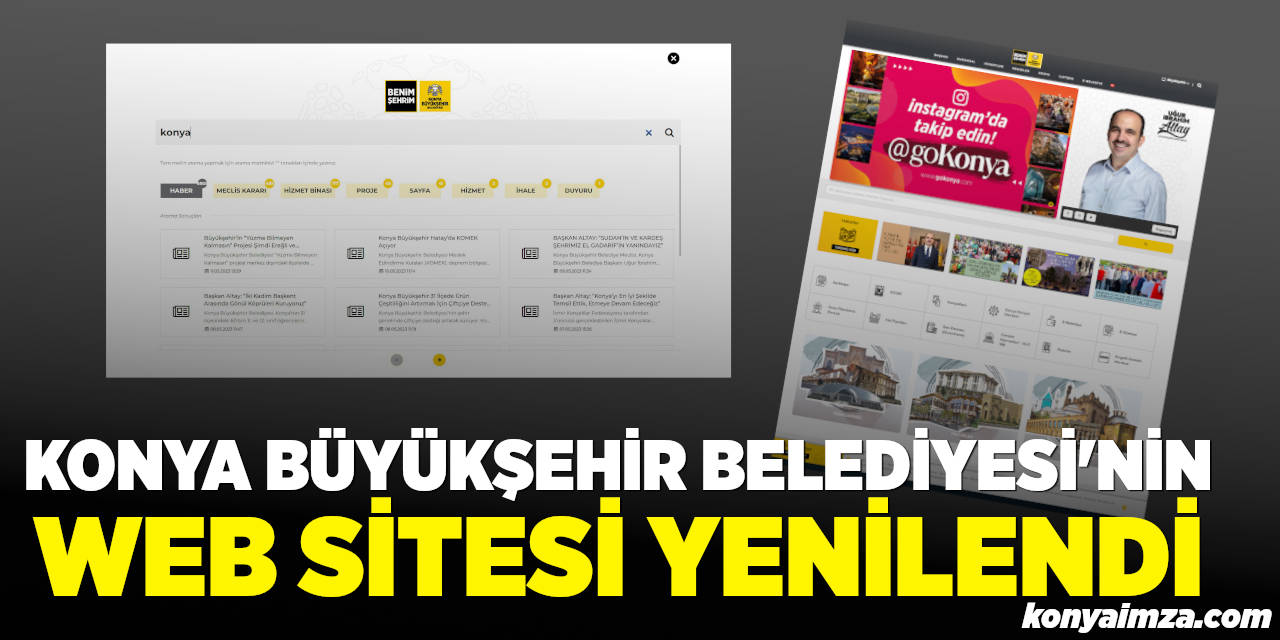 Konya Büyükşehir Belediyesi Kurumsal Web Sitesi Yenilendi