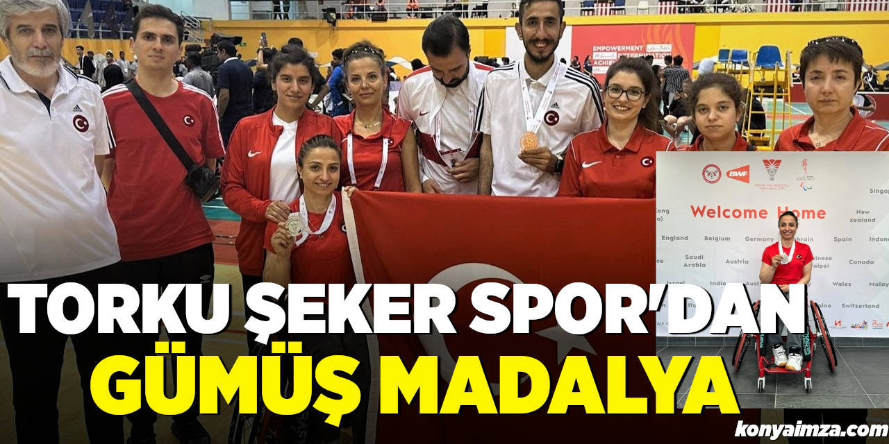 Torku Şeker Spor'dan Gümüş Madalya
