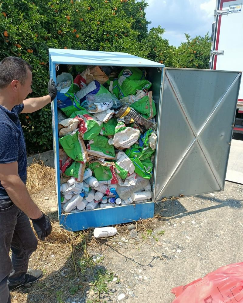 Köyceğiz’de yıllık yaklaşık 4 bin kg zehirli atık toplanıyor