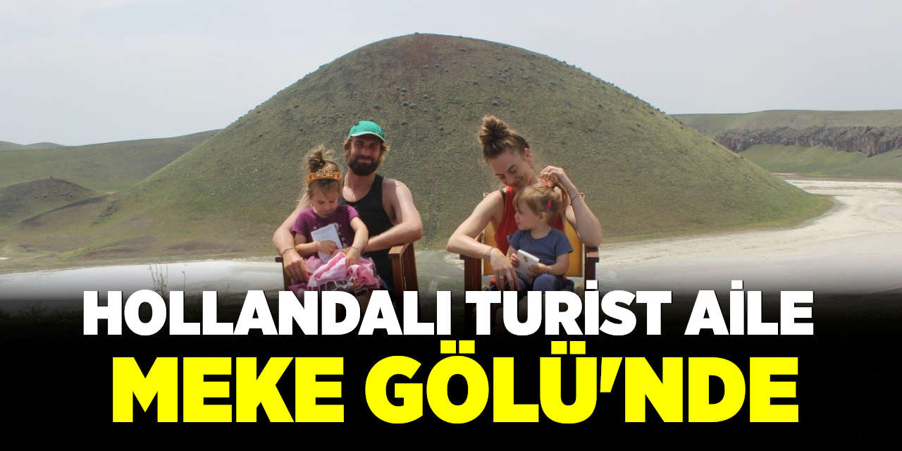 Hollandalı Turist Aile Meke Gölü’nde