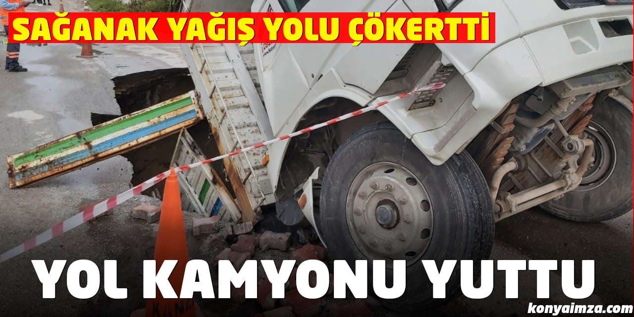 Yol Kamyonu Yuttu