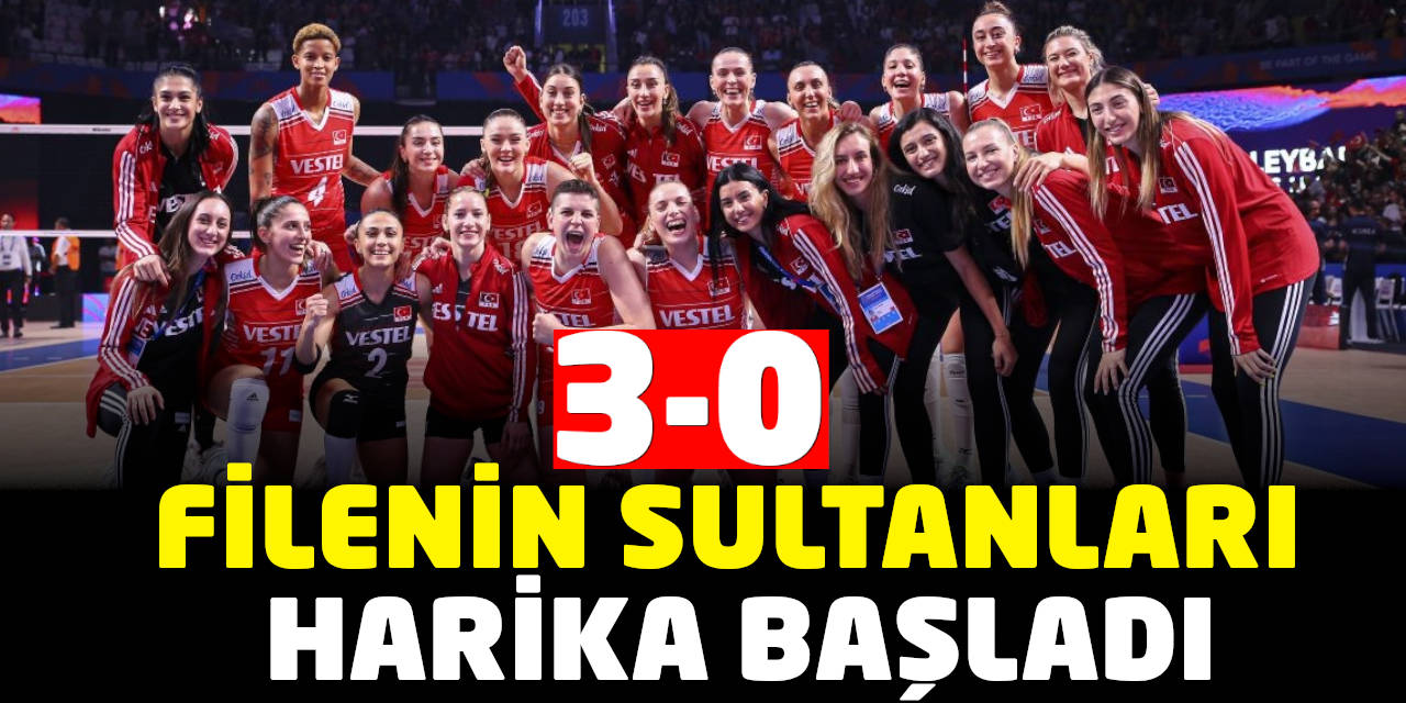 Filenin Sultanları Harika Başladı: 3-0