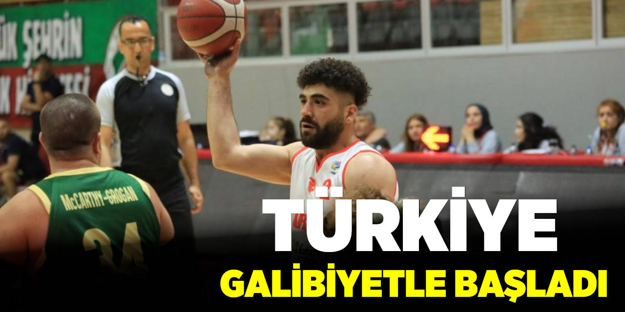 Türkiye kıtalararası kupaya galibiyetle başladı