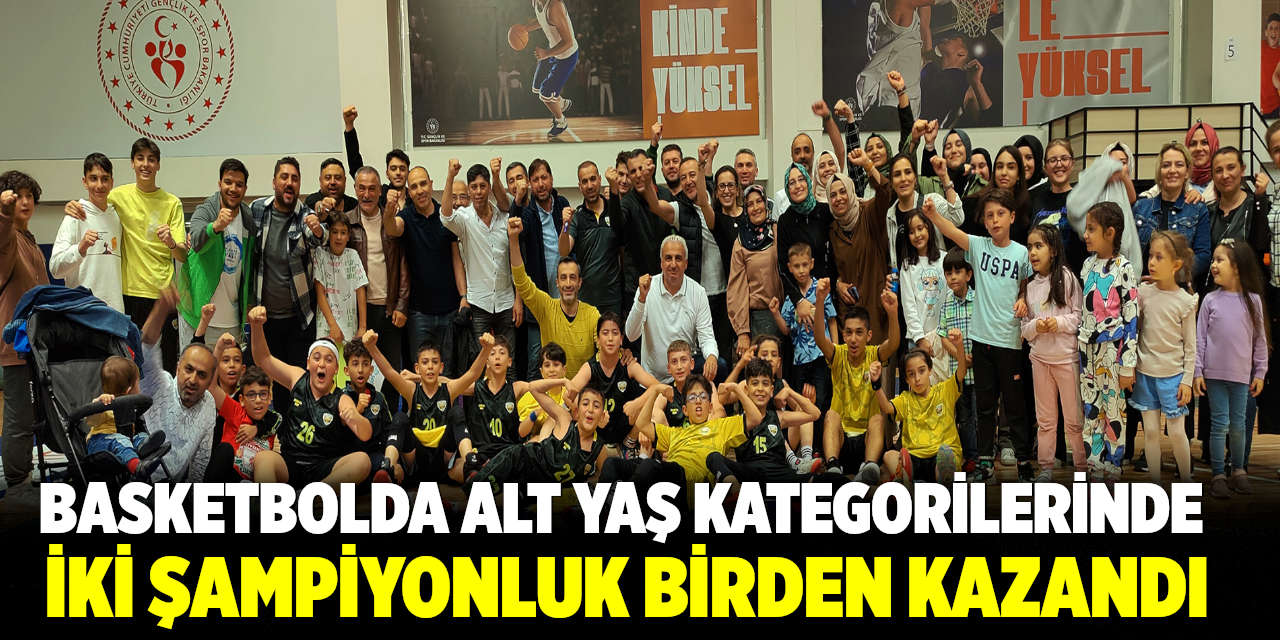 Konya Büyükşehir, Basketbolda Alt Yaş Kategorisinde İki Madalya Birden Kazandı