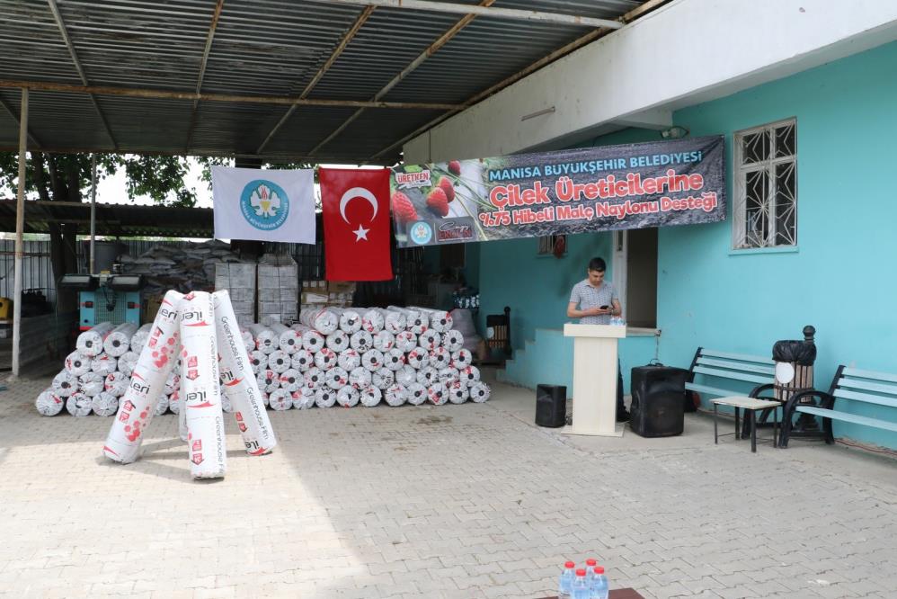 Manisa’da çilek üretimine destek