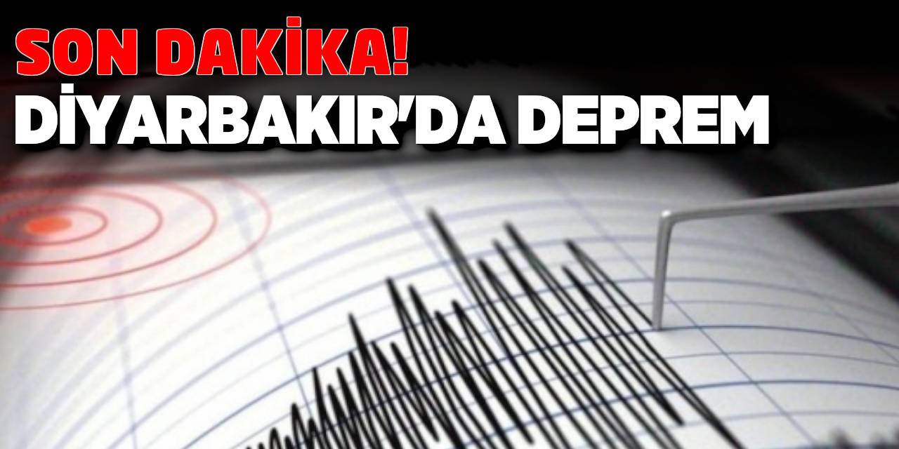 Diyarbakır'da 4.2 büyüklüğünde deprem
