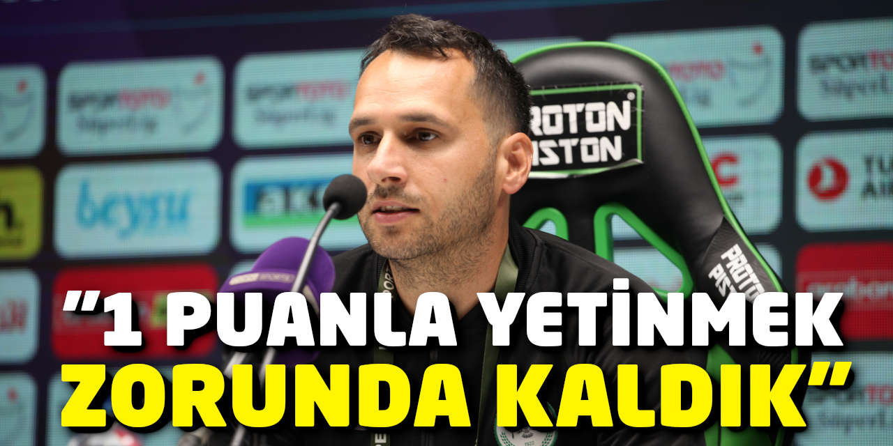 Branimir Micovic: "1 puanla yetinmek zorunda kaldık"