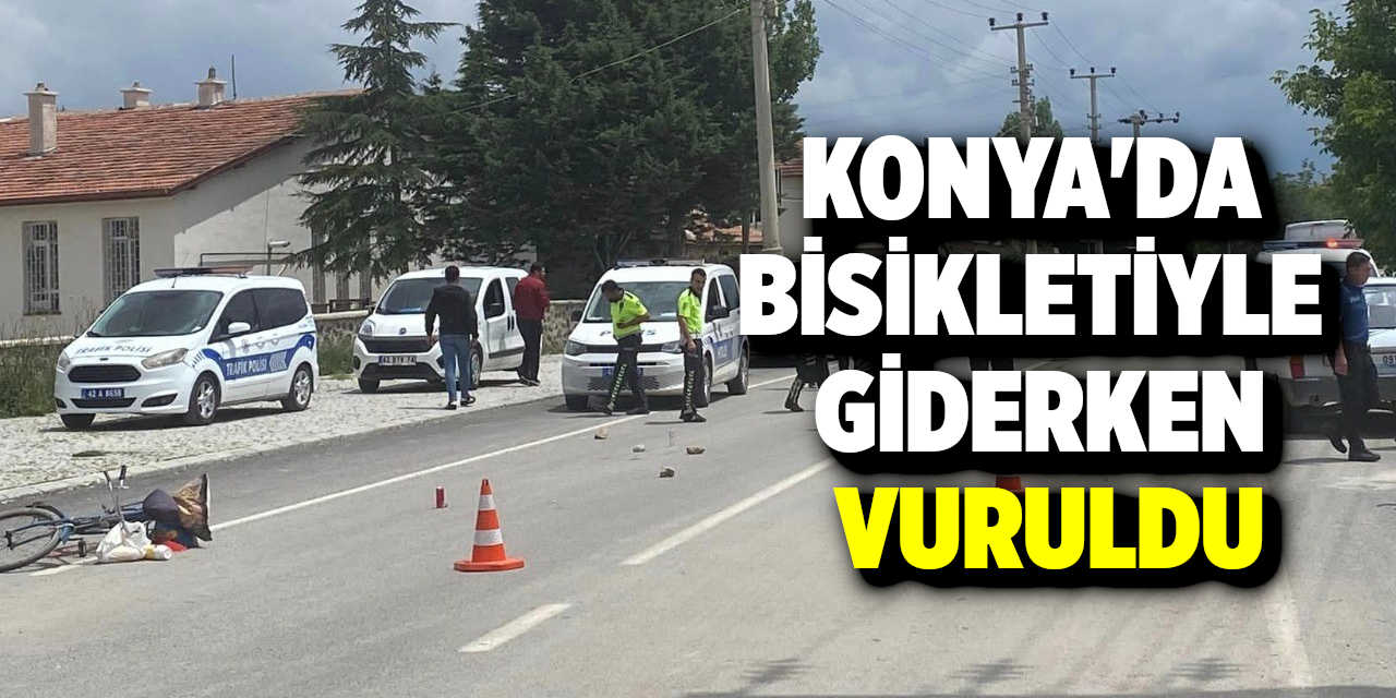 Bisikletiyle giderken silahla vurulan kişi yaralandı