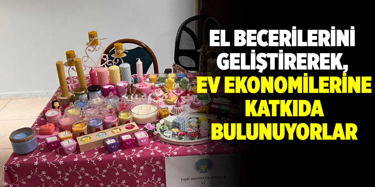 El Becerilerini Geliştirerek, Ev Ekonomilerine Katkıda Bulunuyorlar