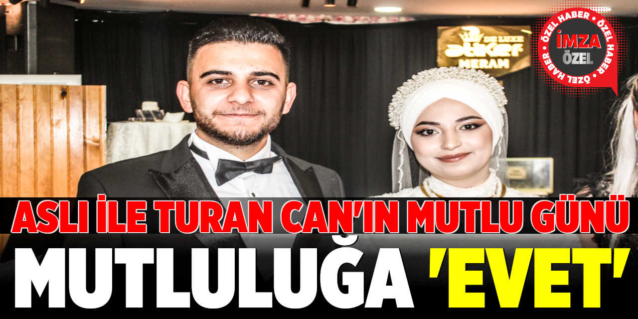 Aslı ile Turan Can Mutluluğa 'Evet' Dedi