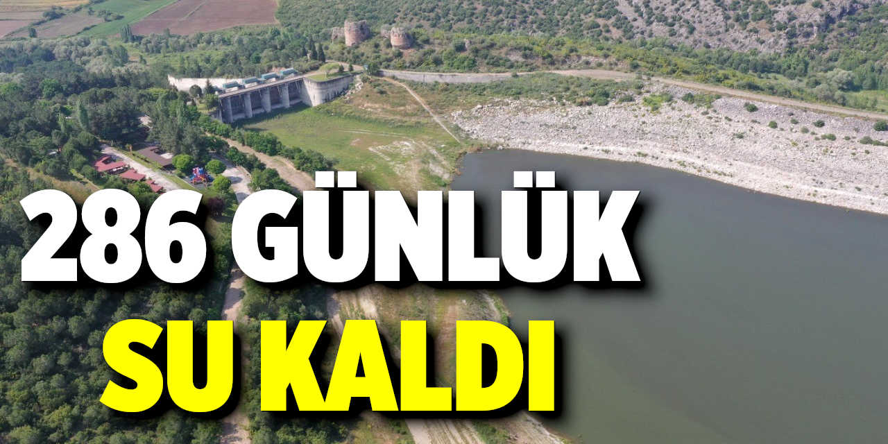 'BASKİ' Uyardı: 286 Günlük Suyu Kaldı