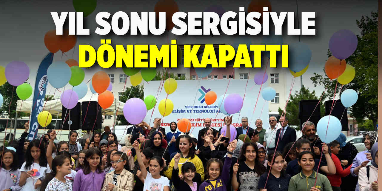 Beyhekim Gelişim ve Teknoloji Akademisi Yıl Sonu Sergisiyle Dönemi Kapattı
