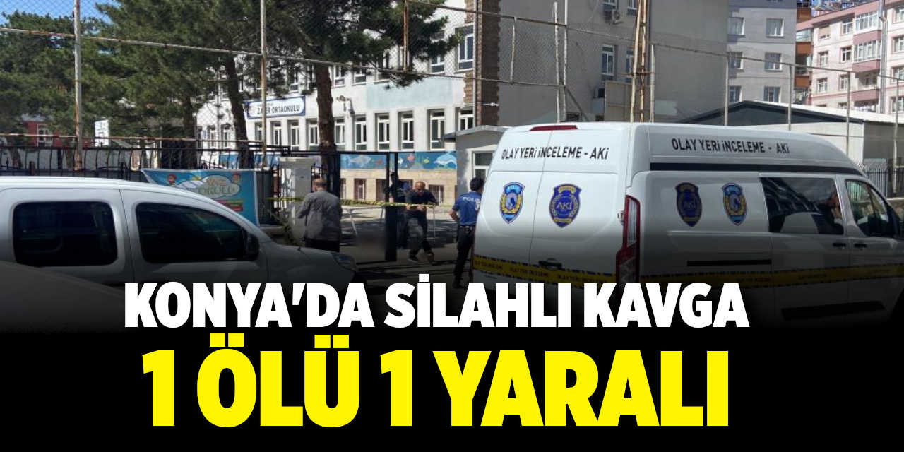 Silahlı Kavganın Adresi Konya, 1 Ölü 1 Yaralı
