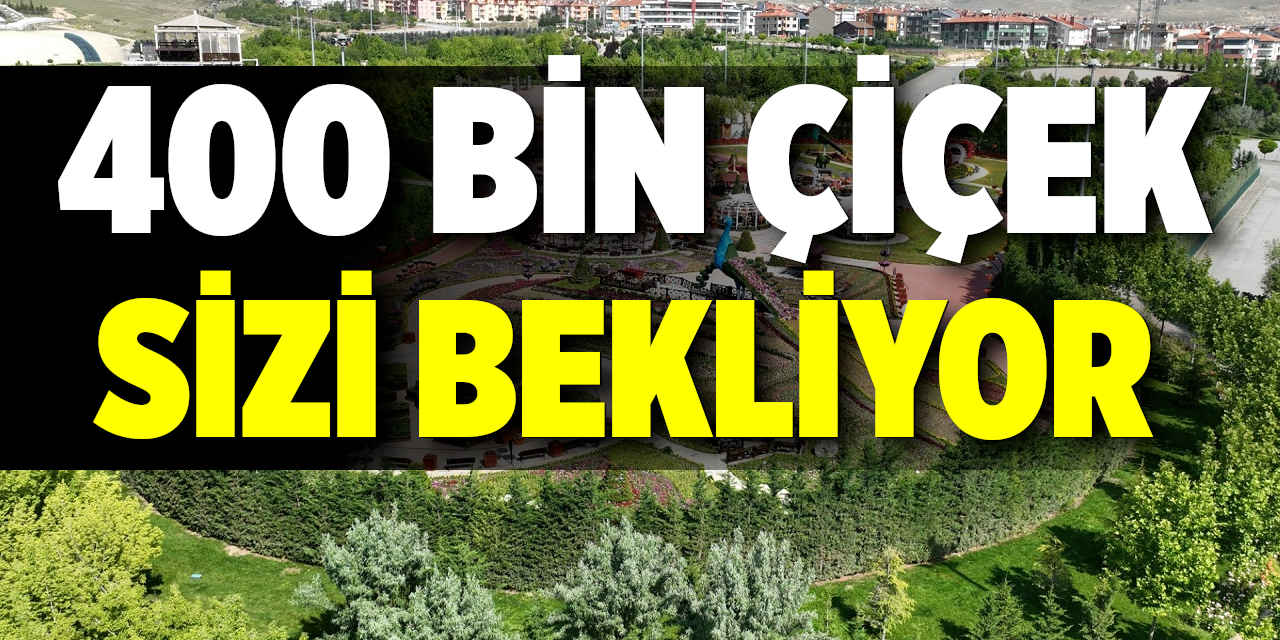 Selçuklu Çiçek Bahçesi Ziyaretçilerini Bekliyor