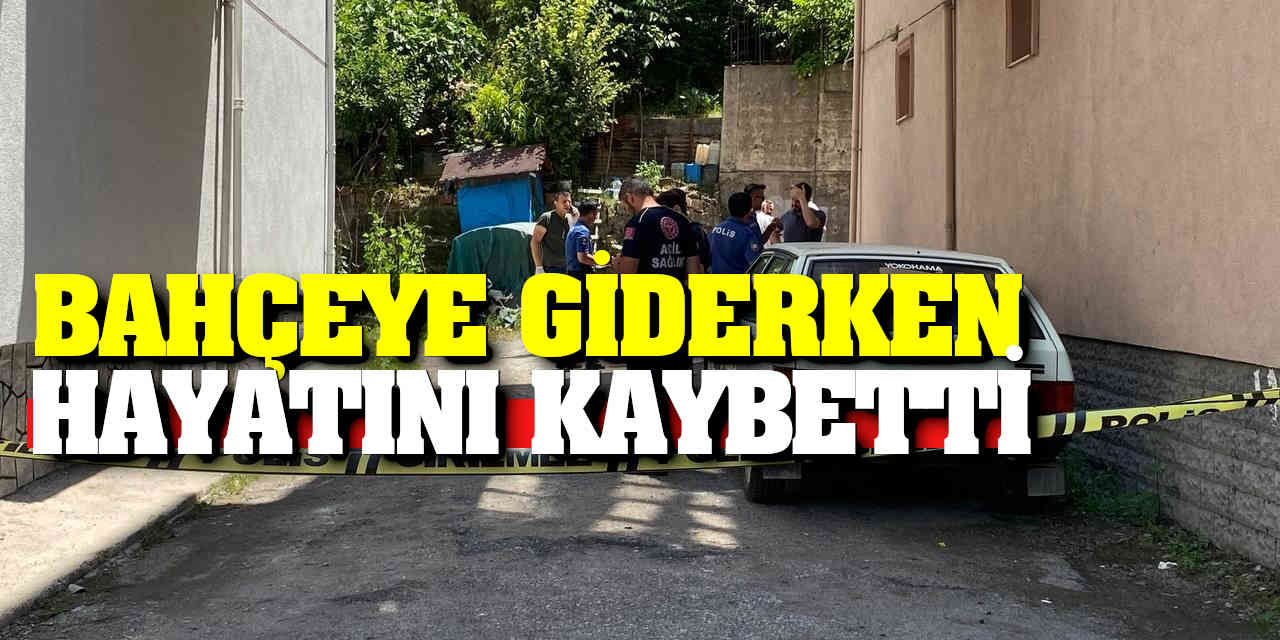 Bahçeye Giderken Hayatını Kaybetti