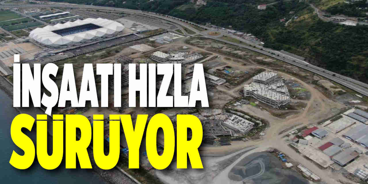 Trabzon Şehir Hastanesi inşaatı hızla yükseliyor