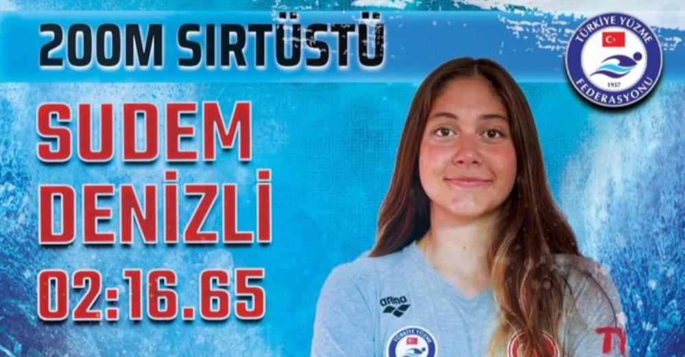 Eskişehirli yüzücü Avrupa 13'üncüsü oldu