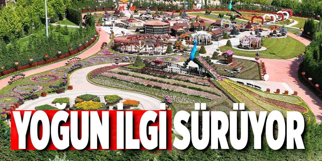 Selçuklu'da bulunan bu bahçe yoğun ilgi görmeye devam ediyor