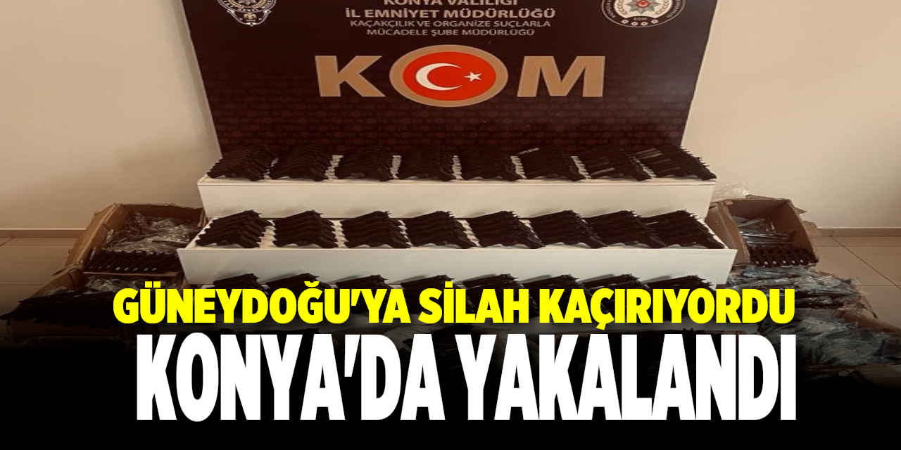 Güneydoğu'ya Silah Kaçırıyordu Konya'da Yakalandı