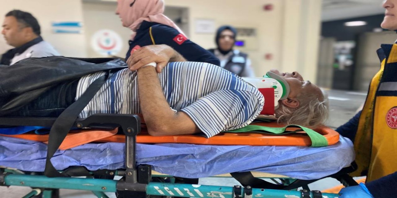 Konya'da otomobille çarpışan motosiklet sürücüsü yaralandı