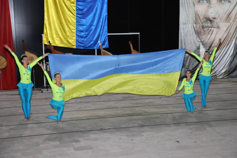 Marmaris'teki Ukraynalılar bağımsızlık günlerini kutladı